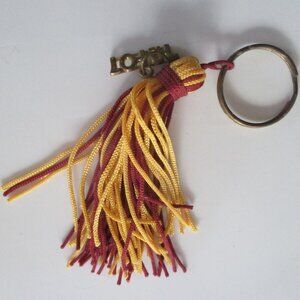 Harry Potter Graduation Tassel Gryffindor Deathly Hallows  2007 promo key ring